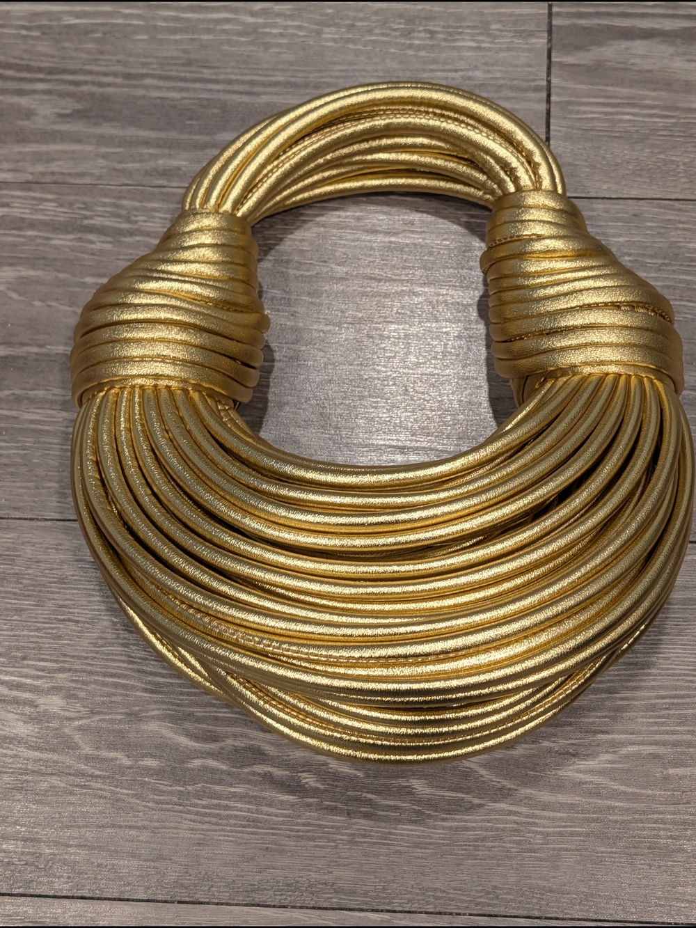 Gold Multi-Strand Statement Bag